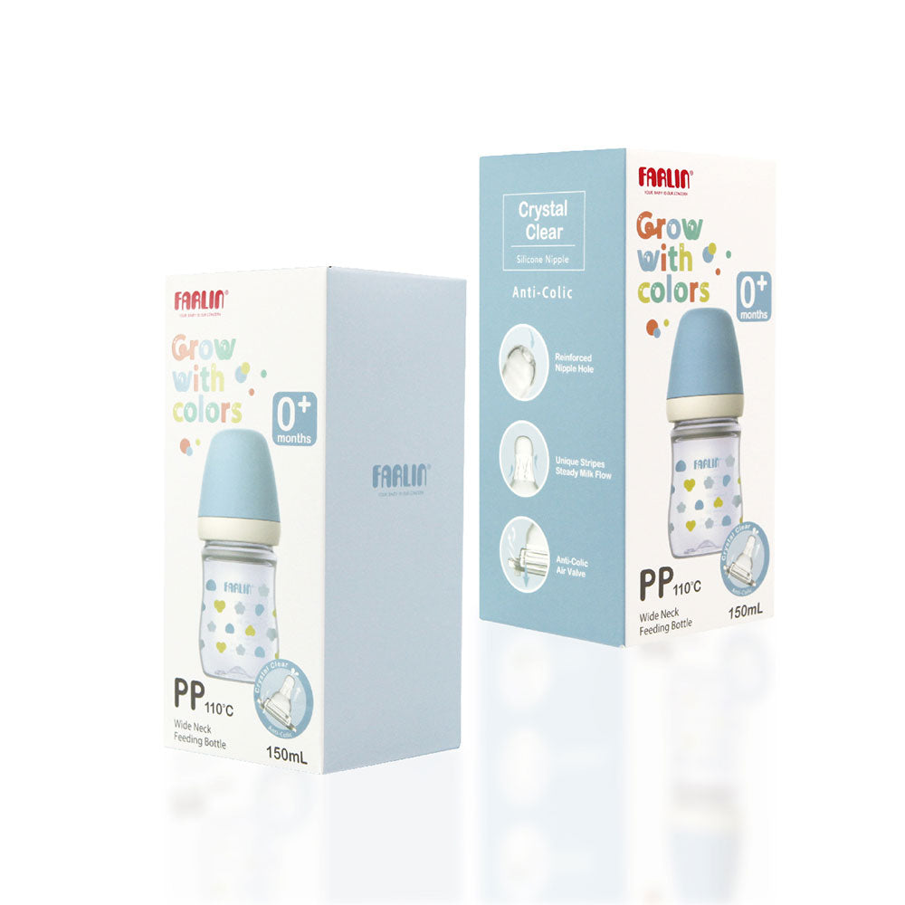 PP WIDE NECK FEEDING BOTTLE 150ML