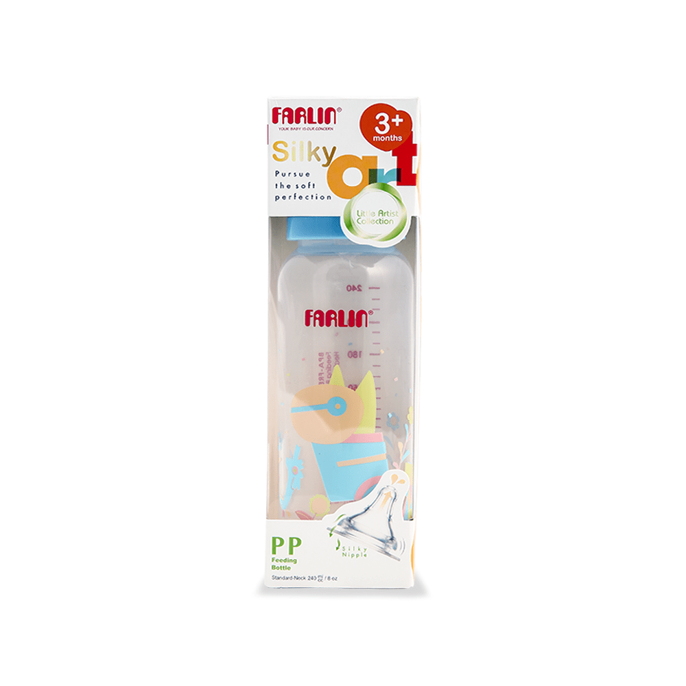 PP STANDRARD NECK FEEDING BOTTLE 240ML