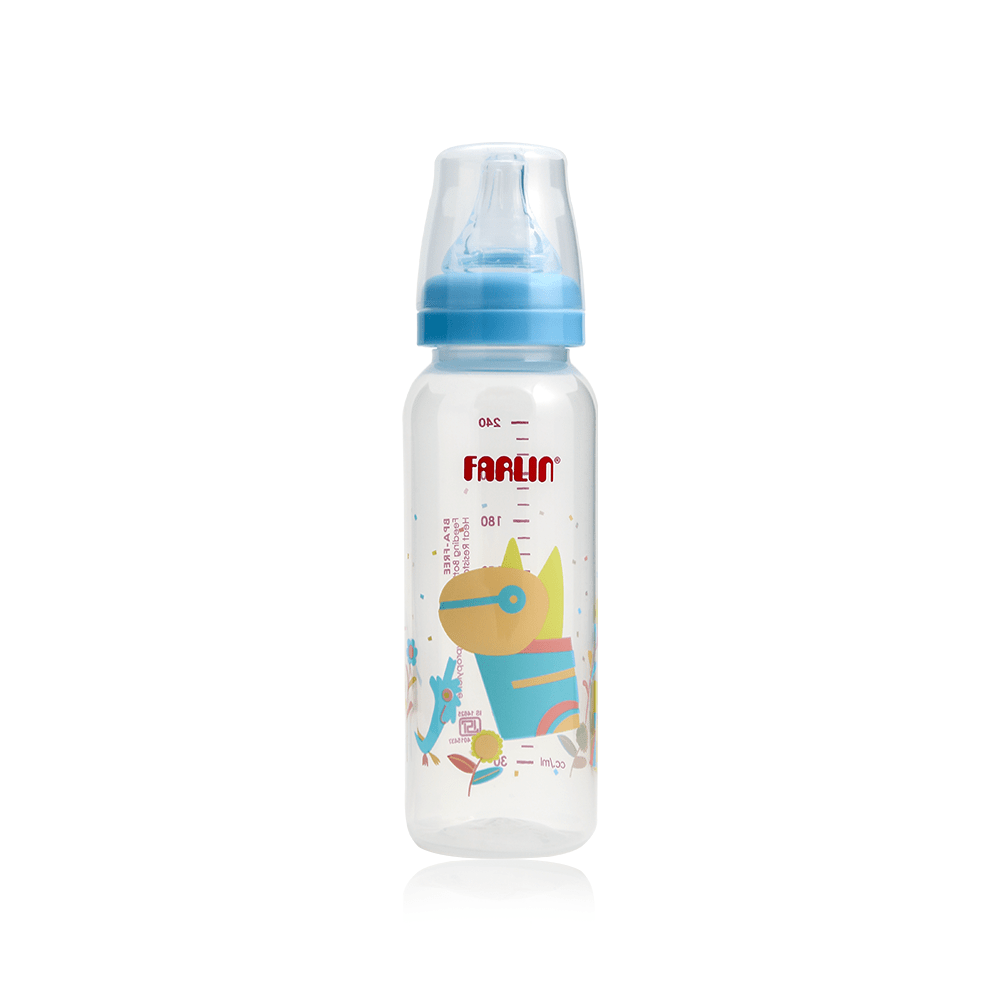 PP STANDRARD NECK FEEDING BOTTLE 240ML