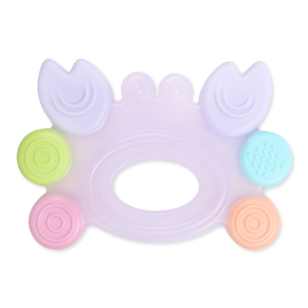 SILICONE GUM SOOTHER - LAVENDAR CRAB