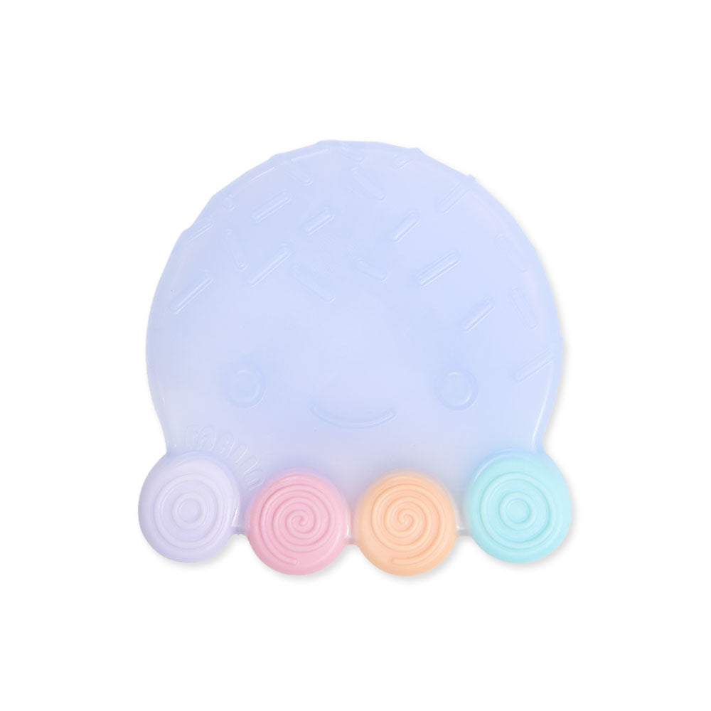 SILICONE GUM SOOTHER - BLUE OCTOPUS