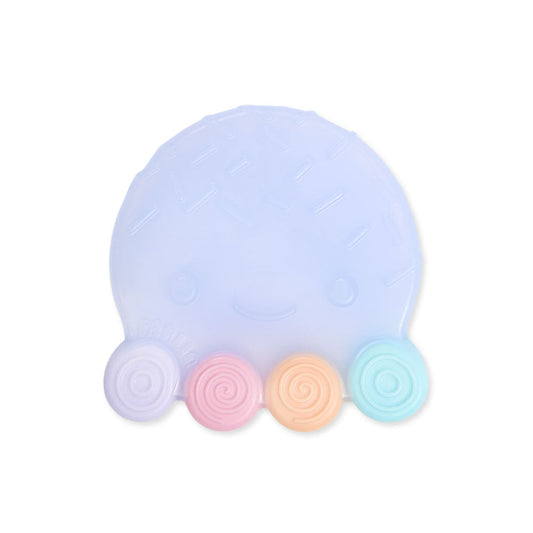 SILICONE GUM SOOTHER - BLUE OCTOPUS