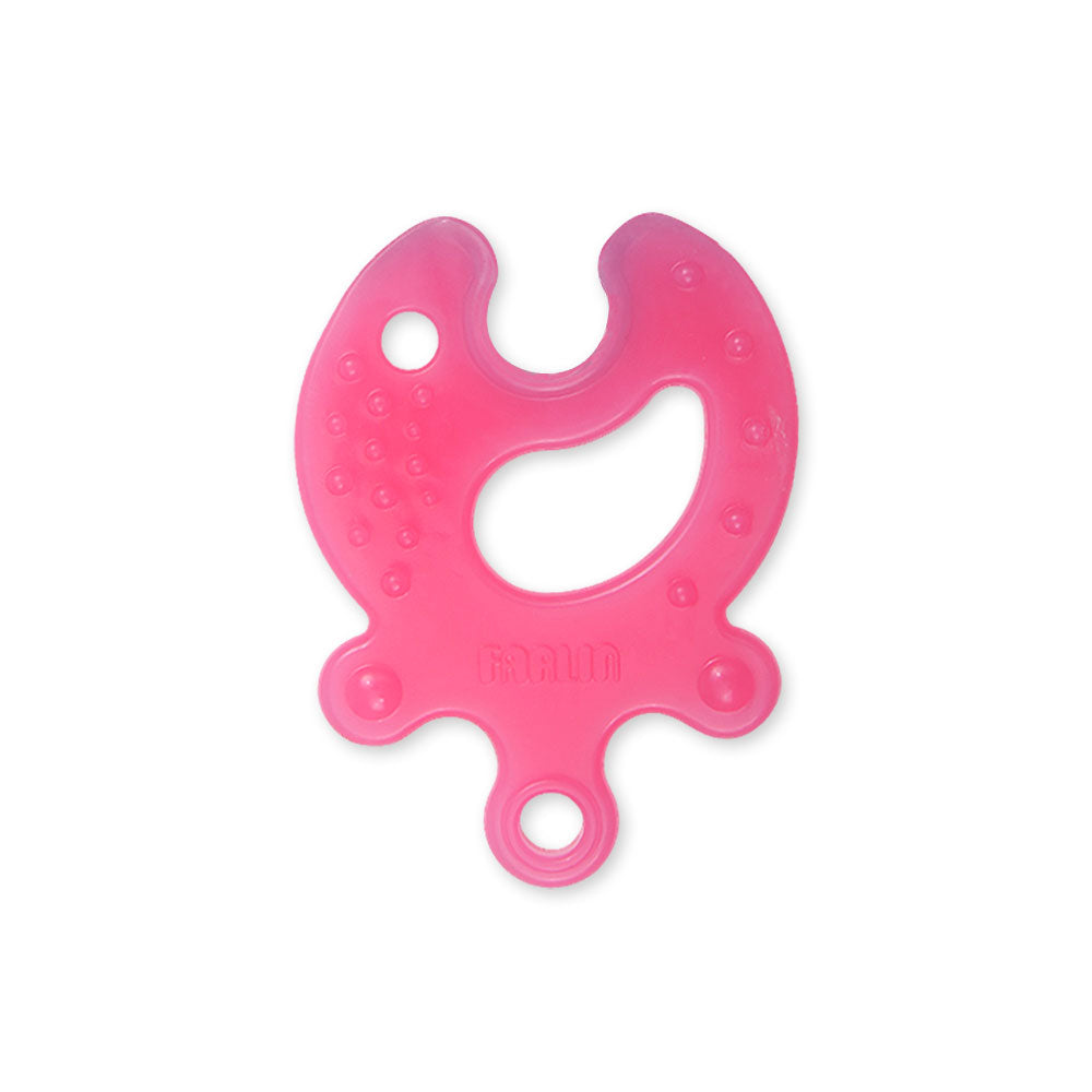 PUZZLE GUM SOOTHER - BLUE & PINK